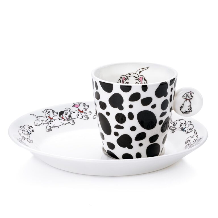 101 Dalmatians Bone China Espresso Cup and Saucer