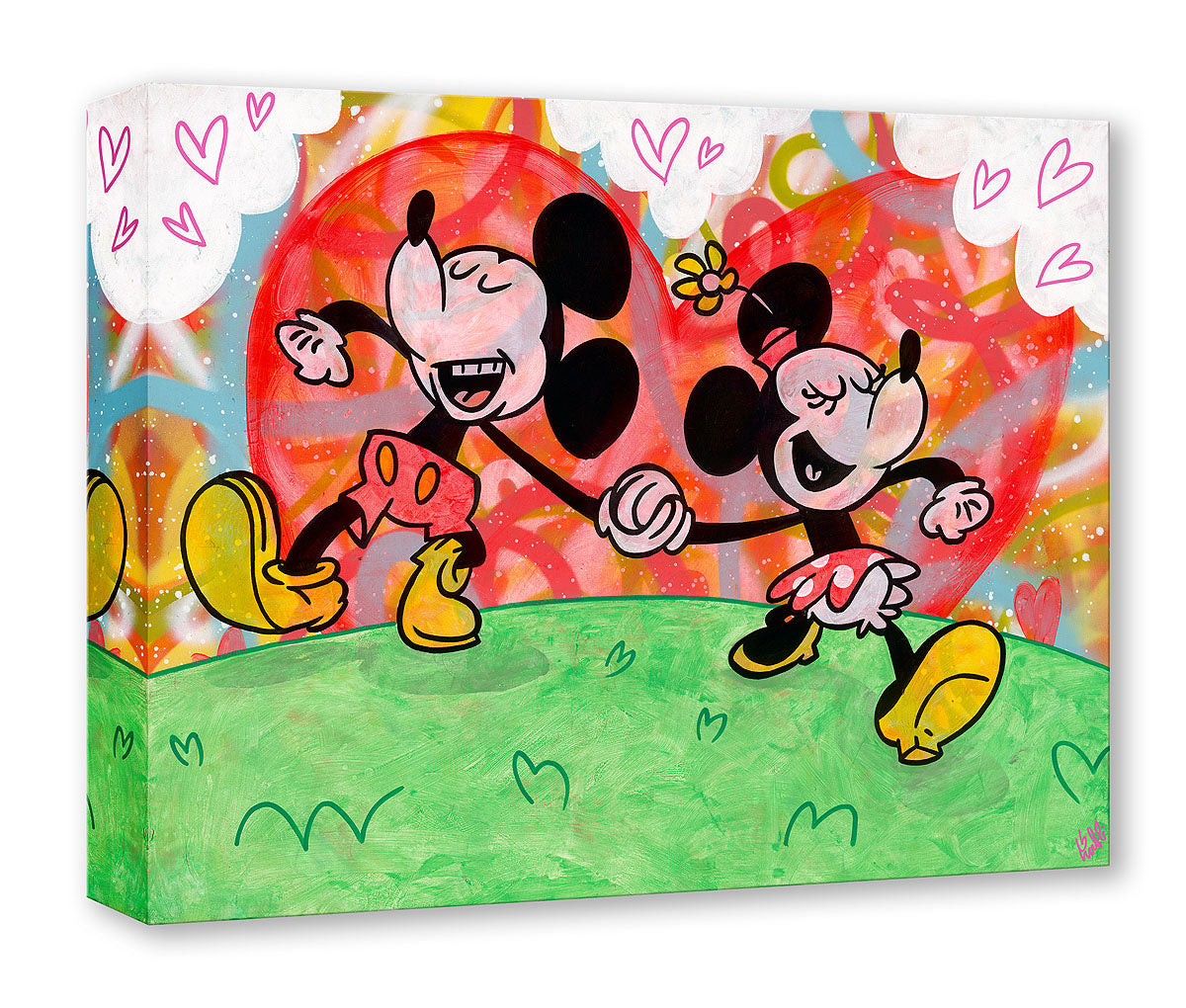 Love Goes Hand In Hand - Disney Treasure On Canvas