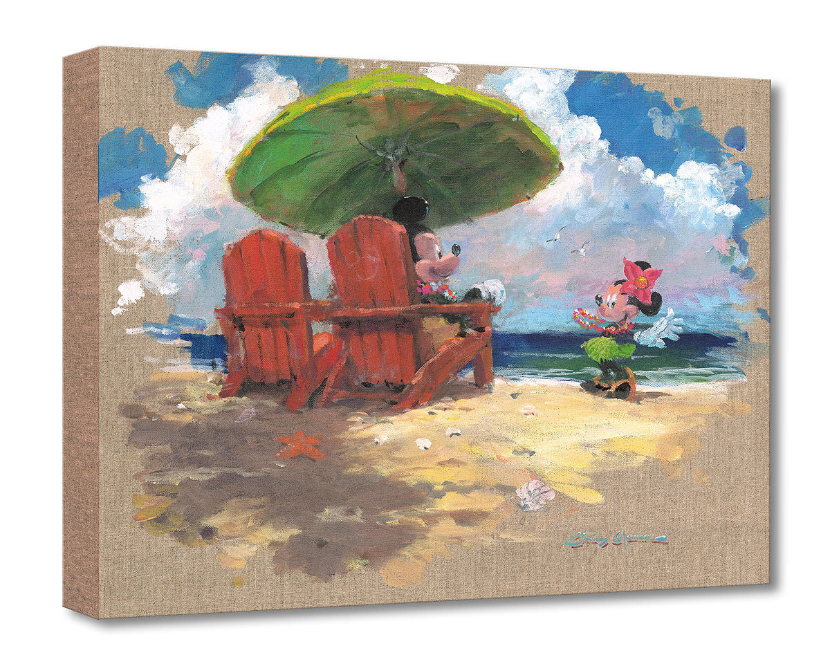 Shorefront Hula - Disney Treasure On Canvas