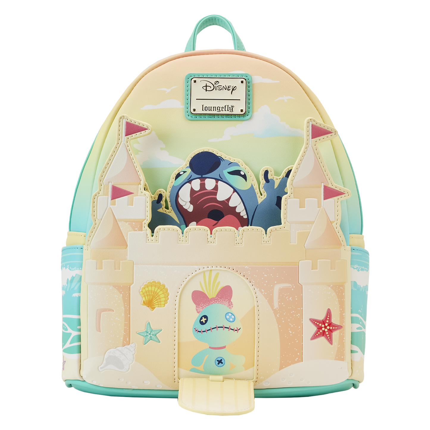 Disney Stitch Sandcastle Beach Surprise Mini Backpack