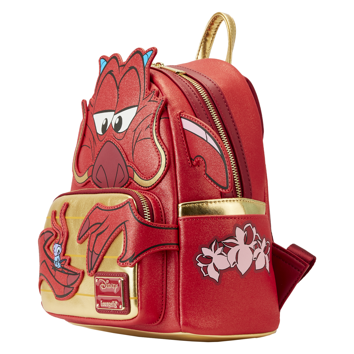 Disney Mulan 25th Anniversary Mushu Glitter Cosplay Mini Backpack