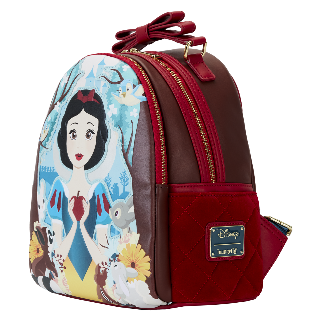 Snow white Classic Apple Mini Backpack