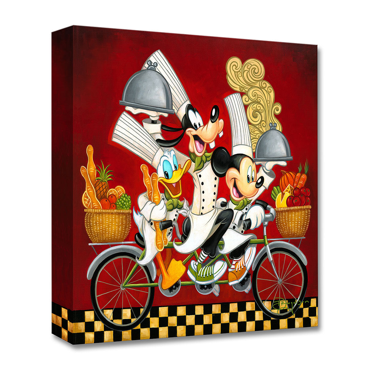 Wheeling With Flavor - Disney Treasure On Canvas