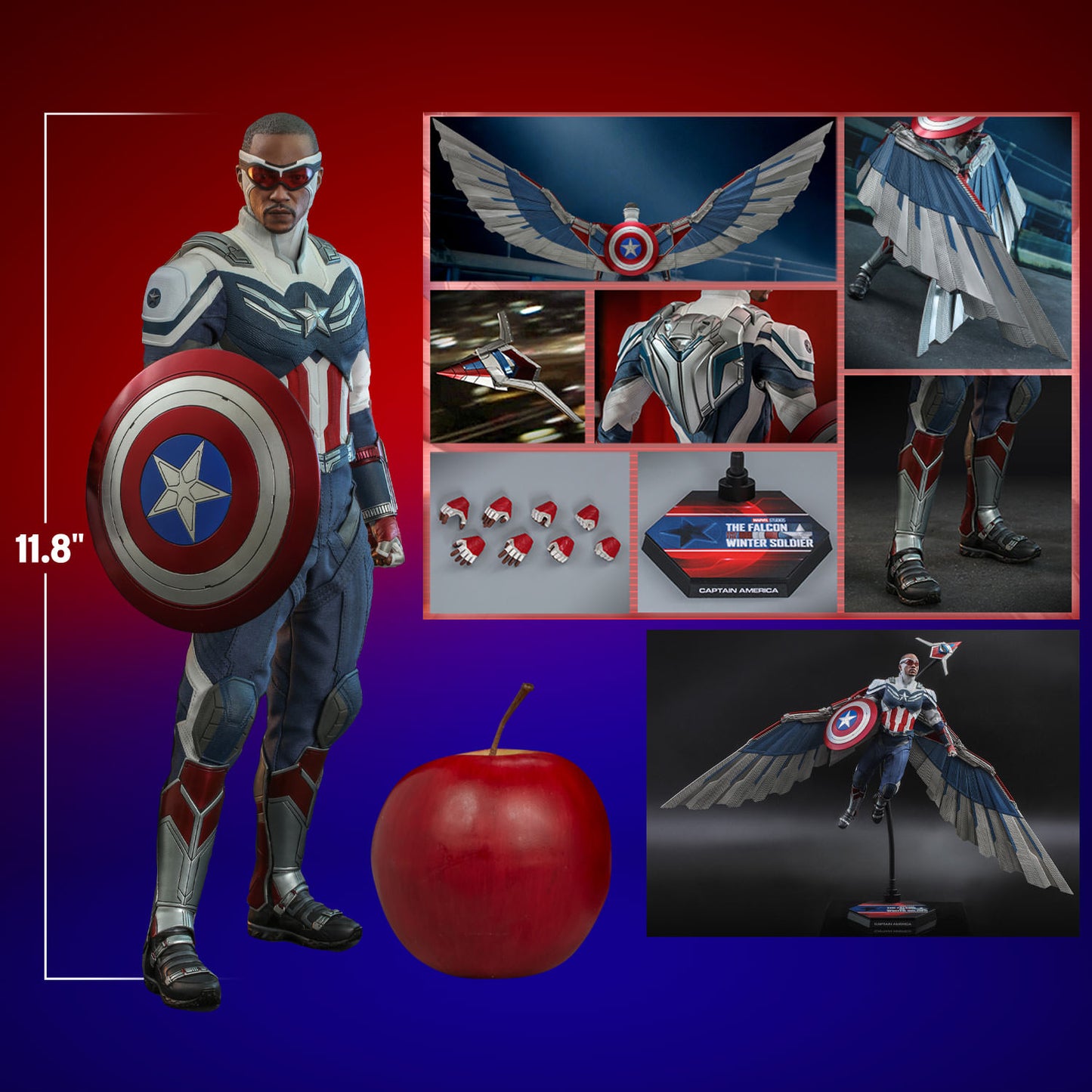 Captain America Falcon & Winter Soldier 1:6 Scale Hot Toys