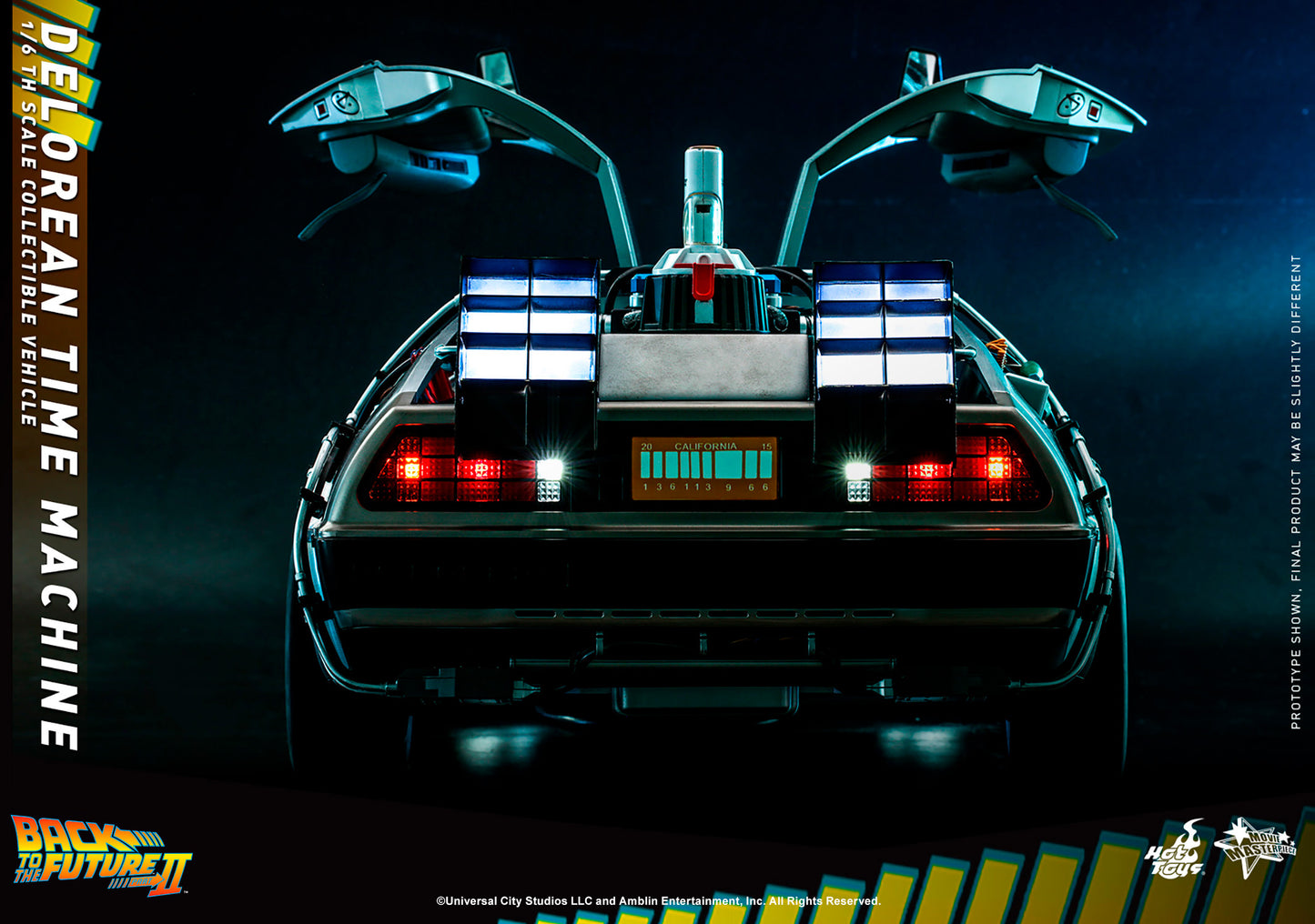 BACK TO THE FUTURE DELOREAN 1:6 SCALE