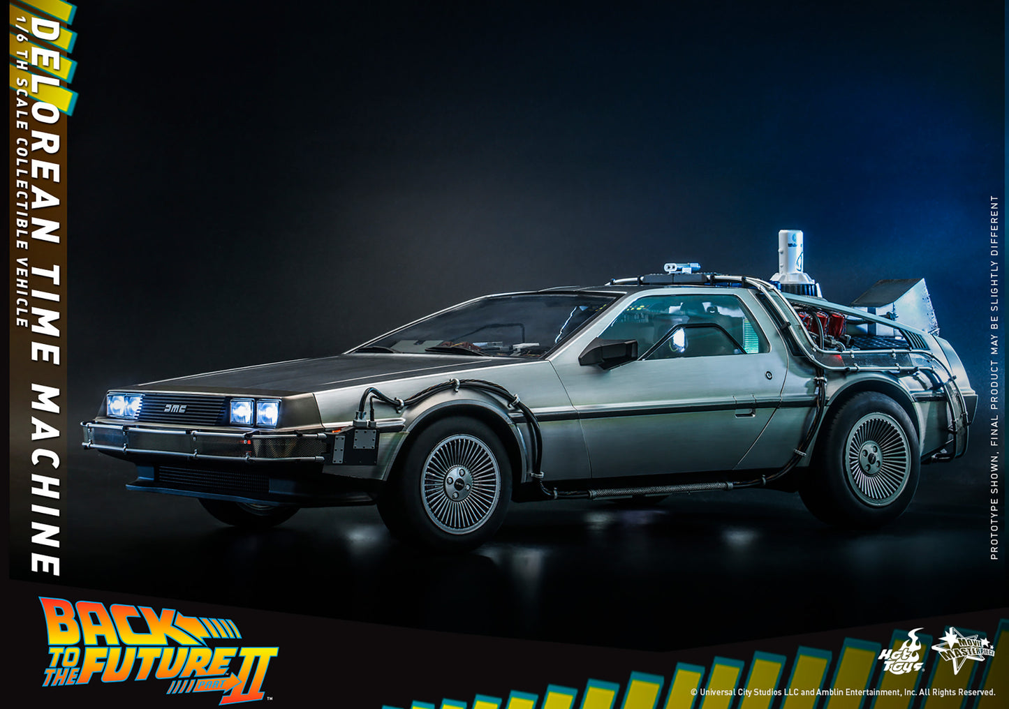 BACK TO THE FUTURE DELOREAN 1:6 SCALE