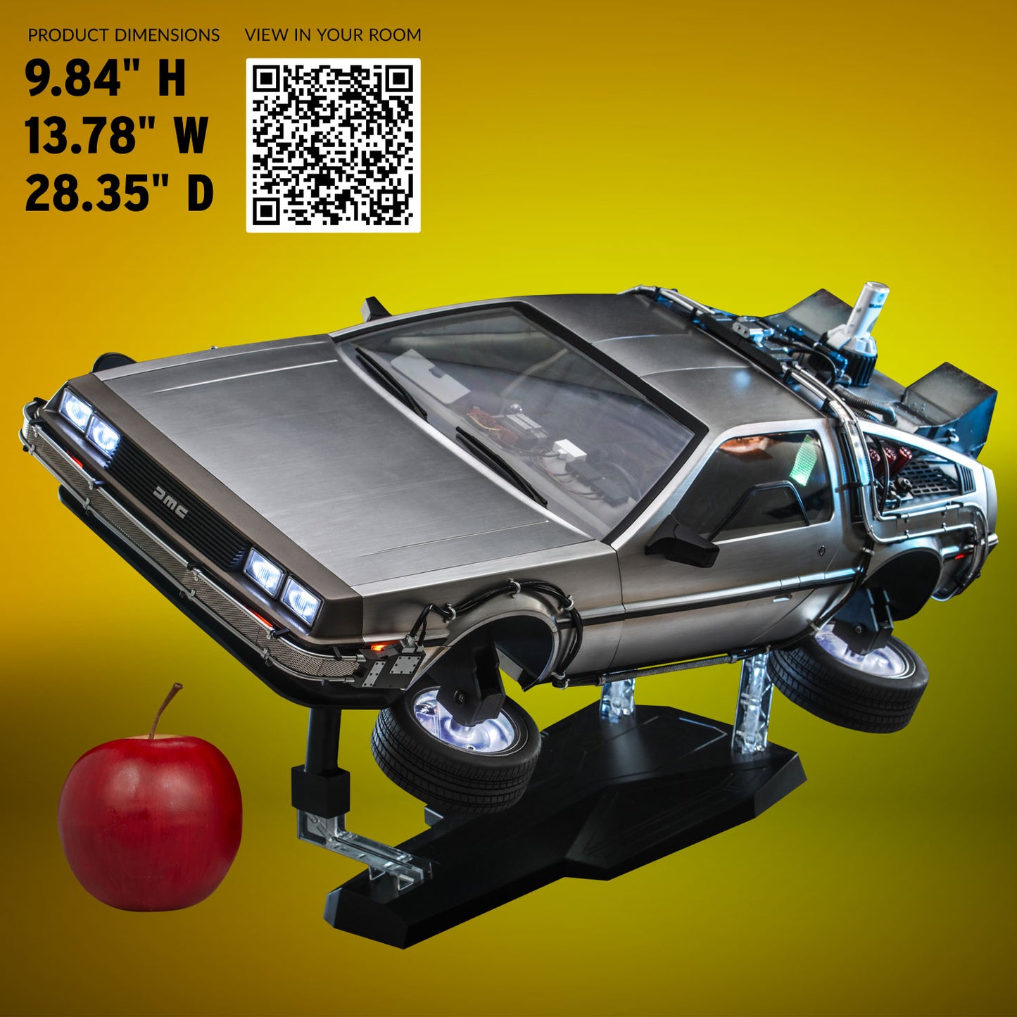 BACK TO THE FUTURE DELOREAN 1:6 SCALE