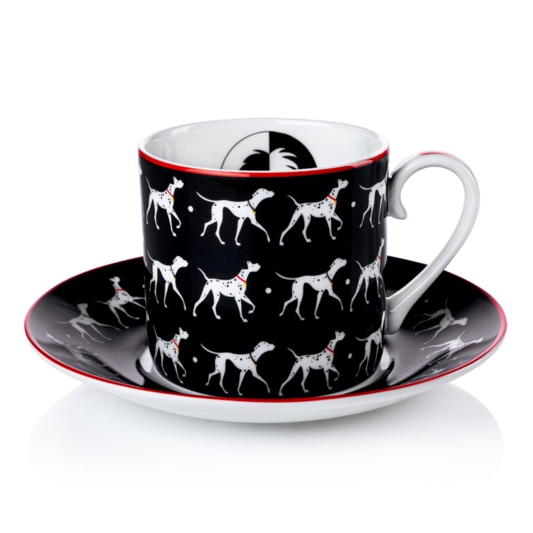 101 Dalmatians Cruella Bone China Cup and Saucer