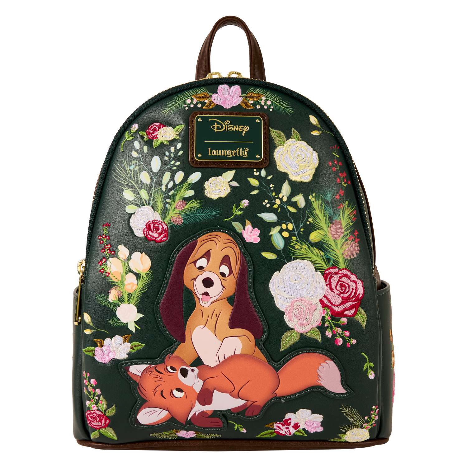 【Loungefly】ディズニー きつねと猟犬 ミニ バックパック Loungefly-The Fox and the Hound Forest Floral-Mini Backpack