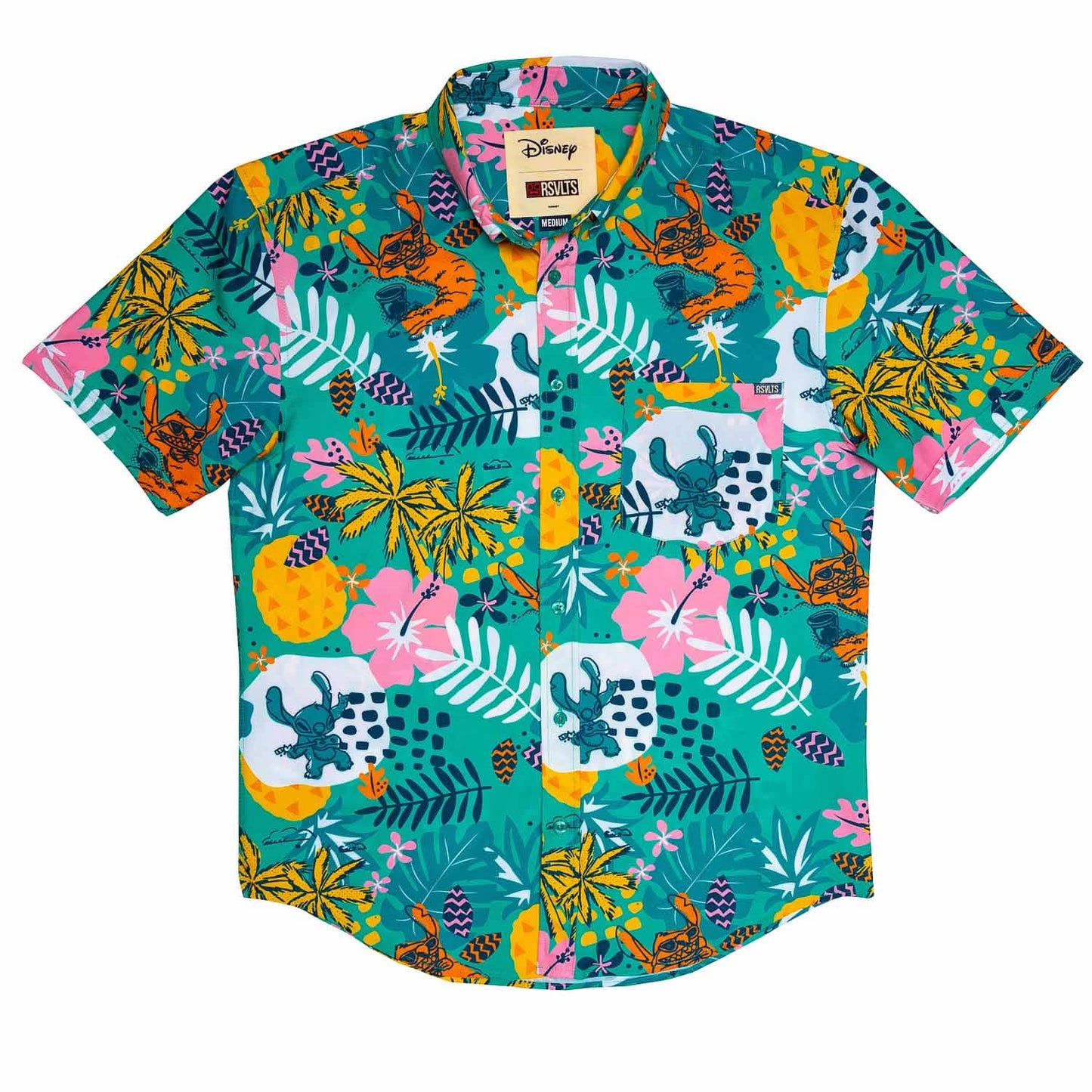 Lilo & Stitch Tourist Style Short Sleeve Shirt