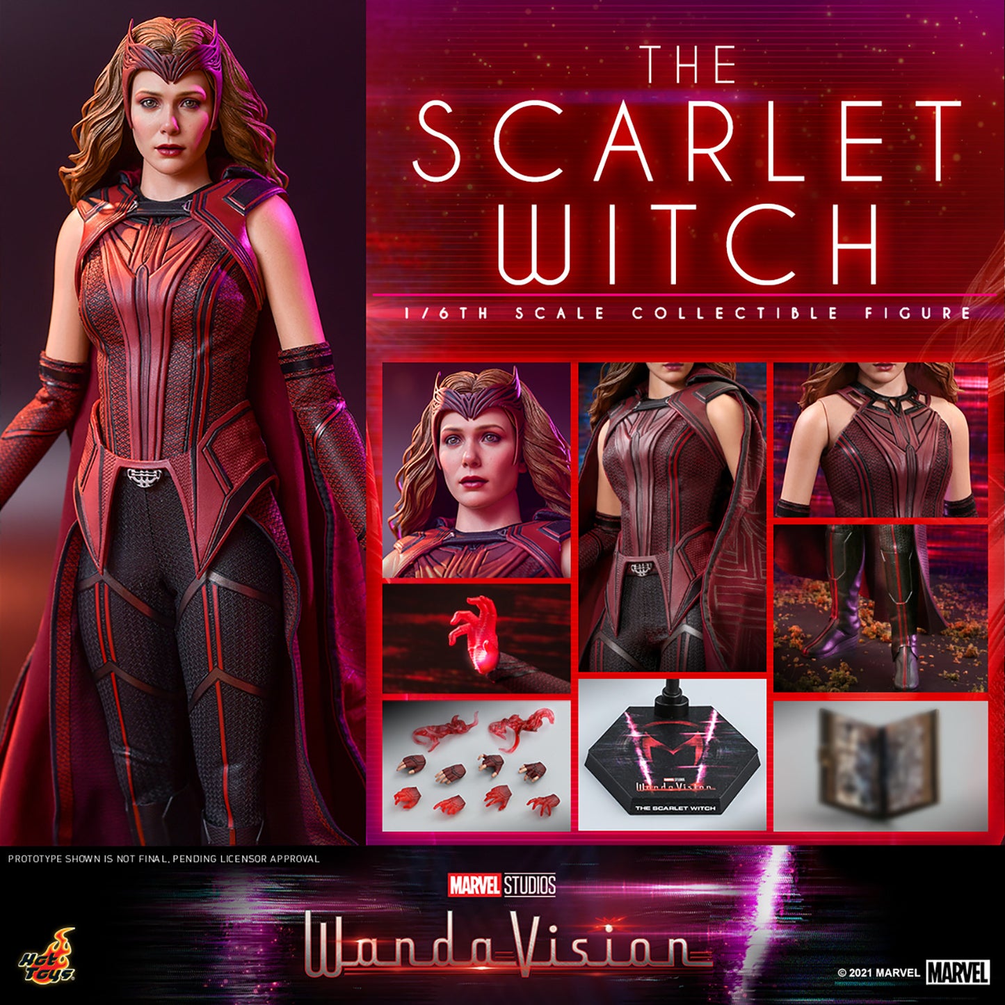The Scarlet Witch 1:6 Scale Hot Toys