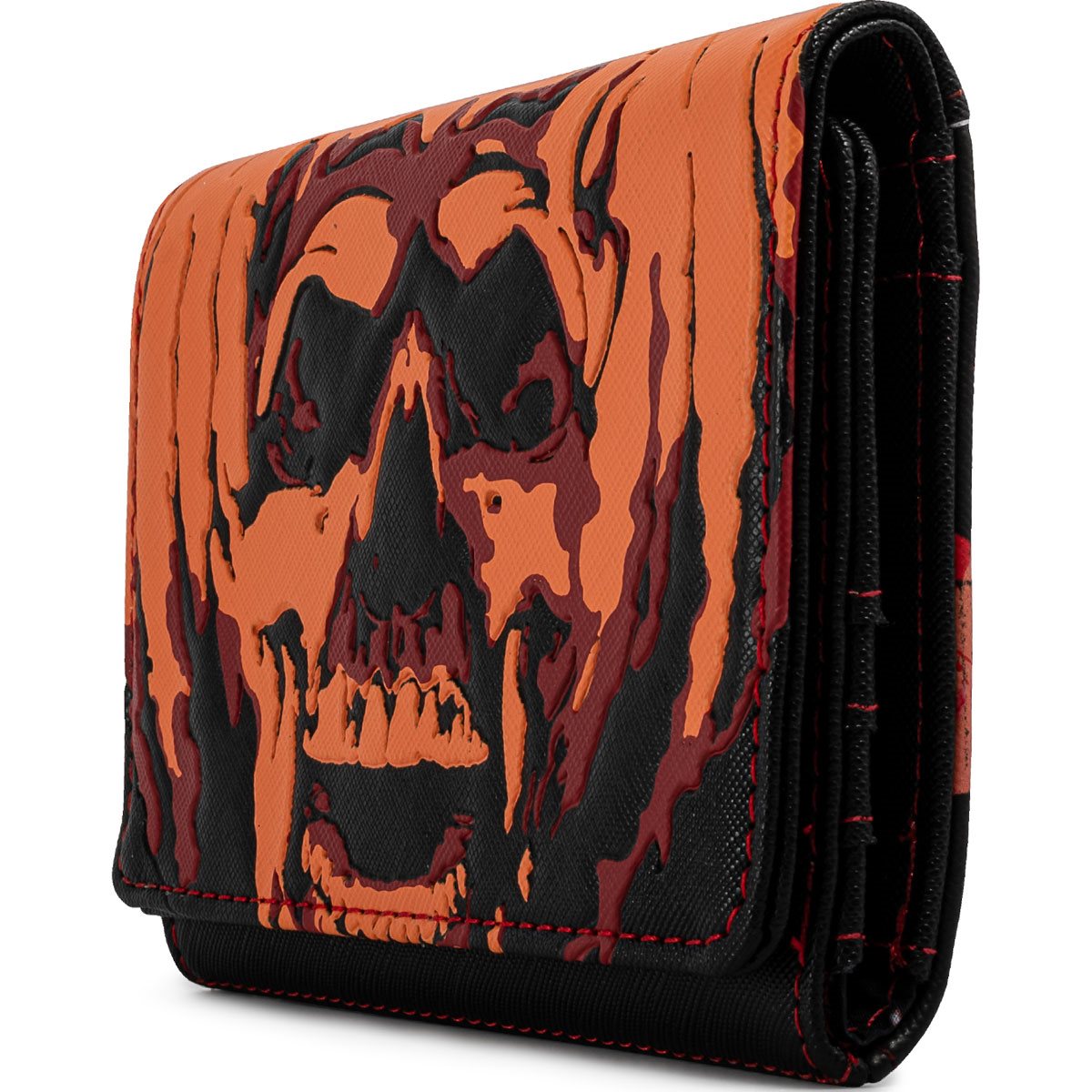 Halloween 2 Michael Myers Pumpkin Trifold Wallet
