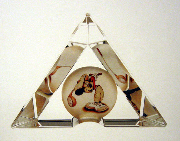 Fore Disney Art Glass Sculpture