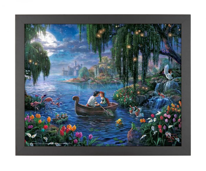 The Little Mermaid II-Black Framed Art Print