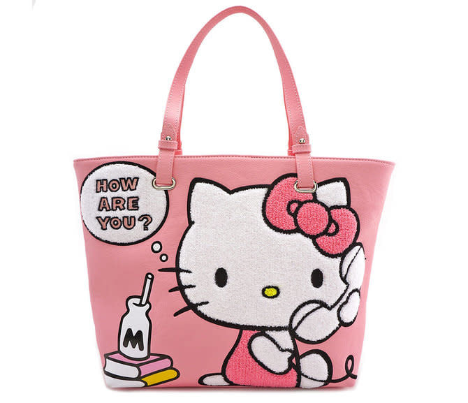 Hello Kitty, Bags, Large Loungefly Pink Hello Kitty Bag