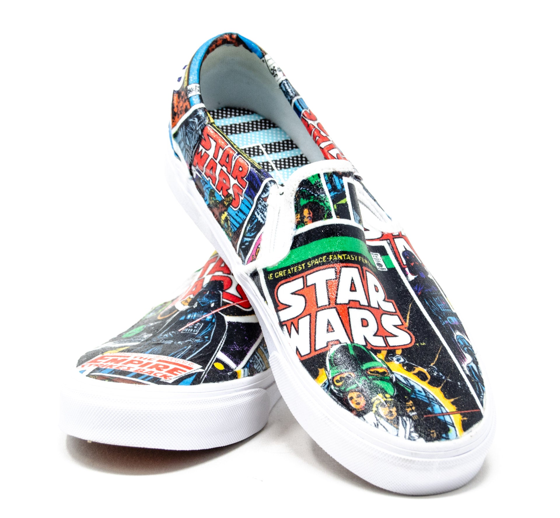 efter det Blacken Frugtbar Hand Made Star Wars Vans Shoes – Stage Nine Entertainment Store