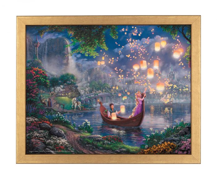 Tangled-Gold Framed Art Print