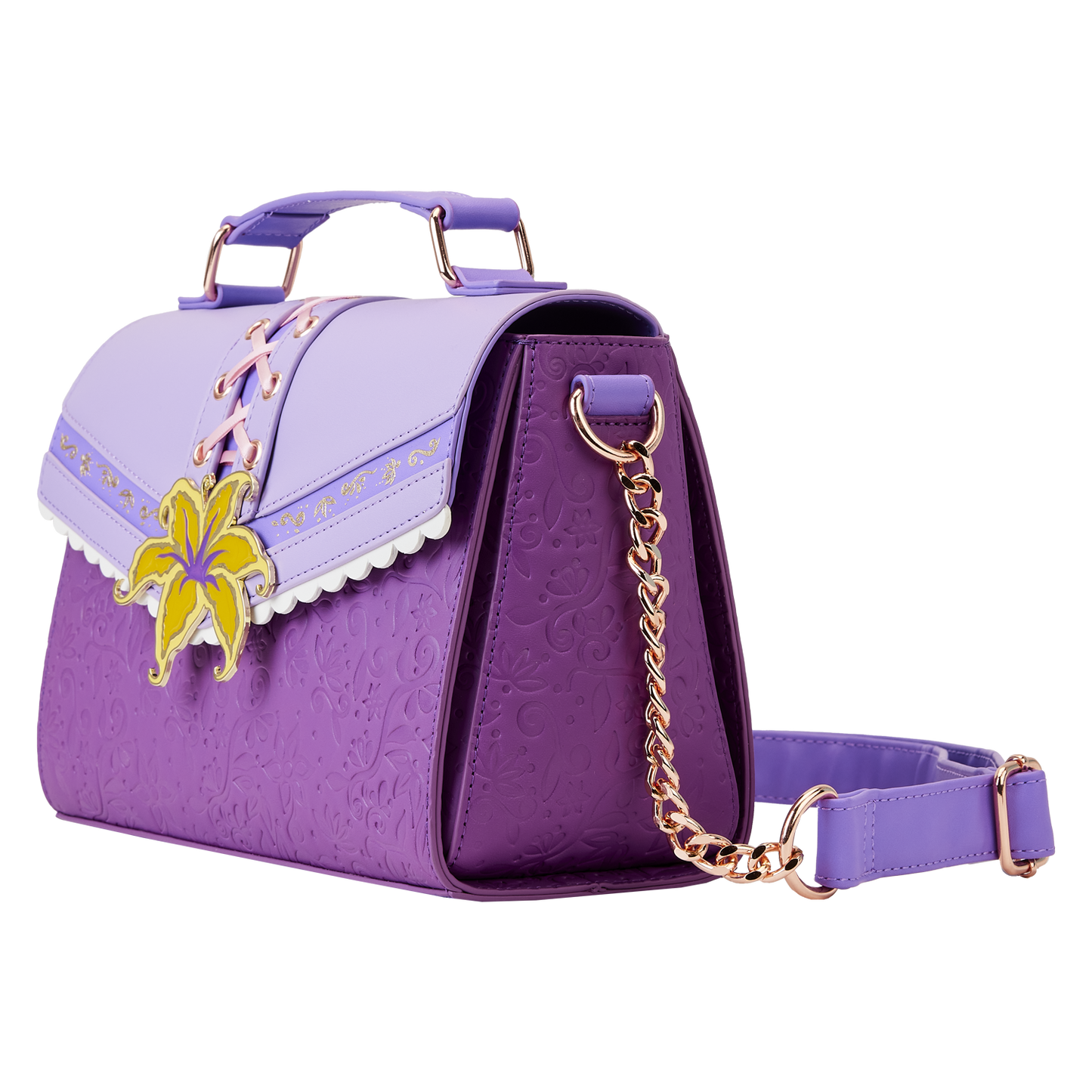 Disney Tangled Rapunzel Cosplay Magic Flower Cross Body Bag