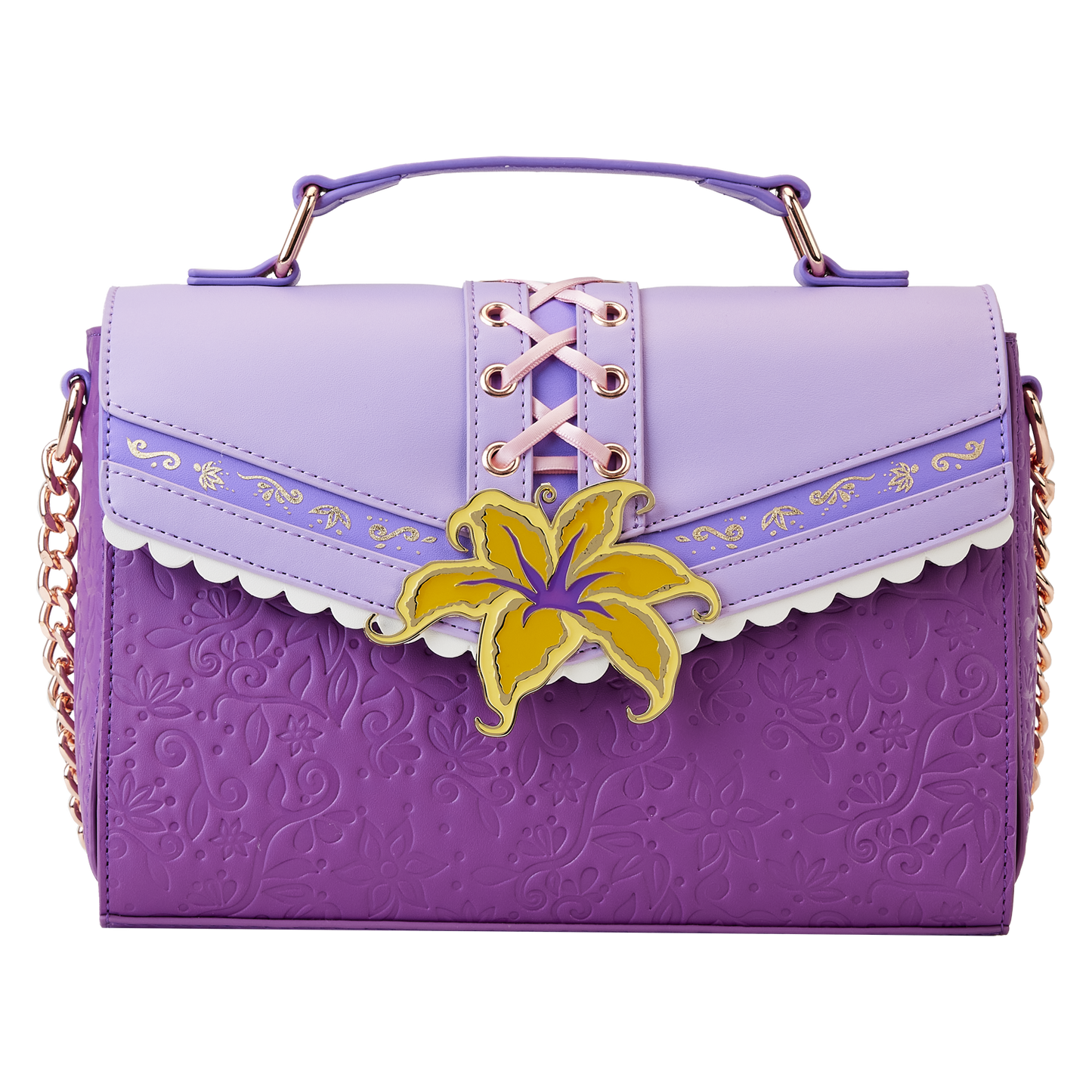 Disney Tangled Rapunzel Cosplay Magic Flower Cross Body Bag