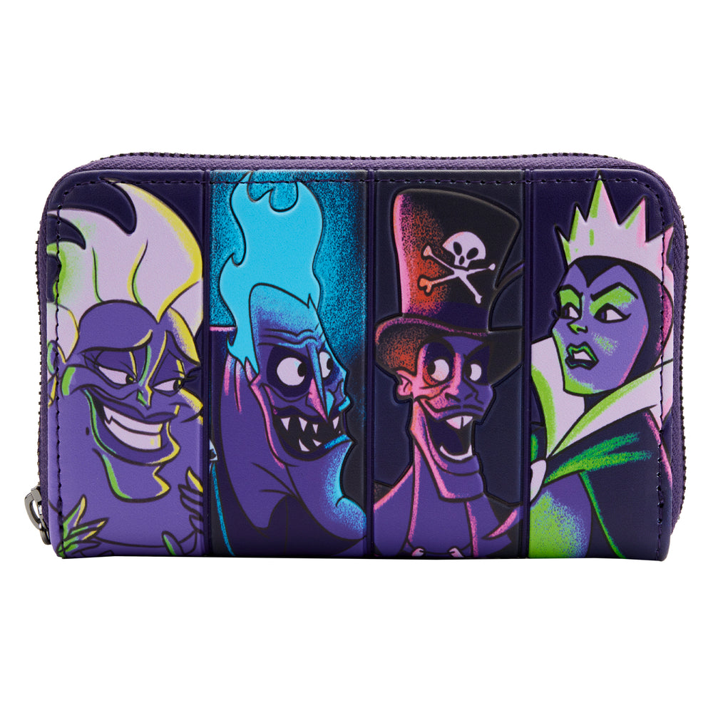 Loungefly Wallet, Disney Villains, Maleficent Ursula Evil Queen Hades Scar