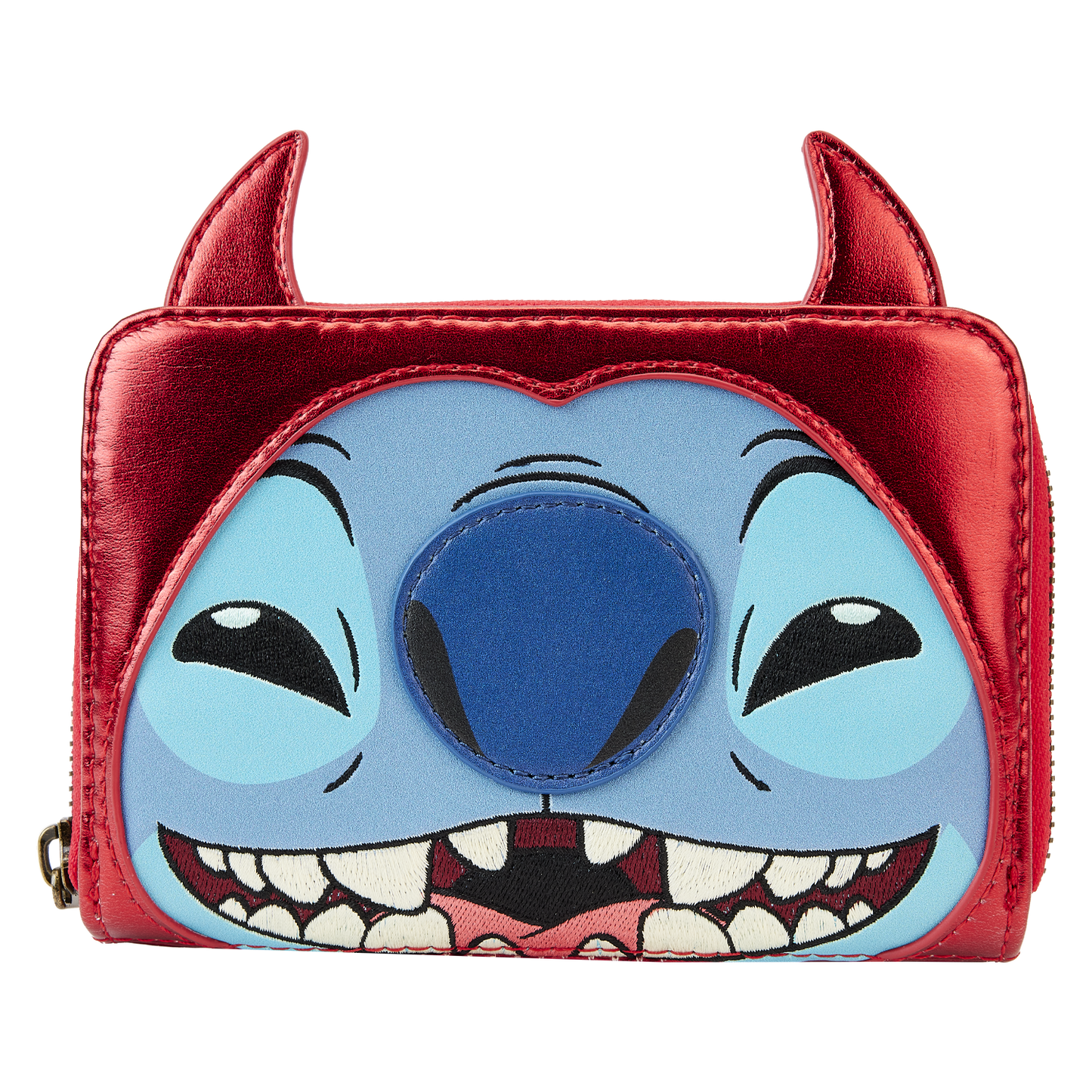 Disney Stitch Devil Cosplay Zip Around Wallet