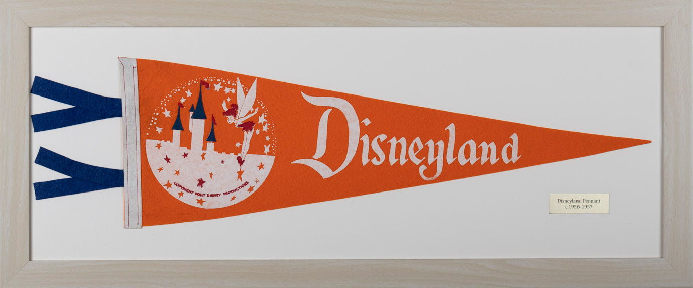 Original Disneyland Pennant (Orange) – Stage Nine Entertainment