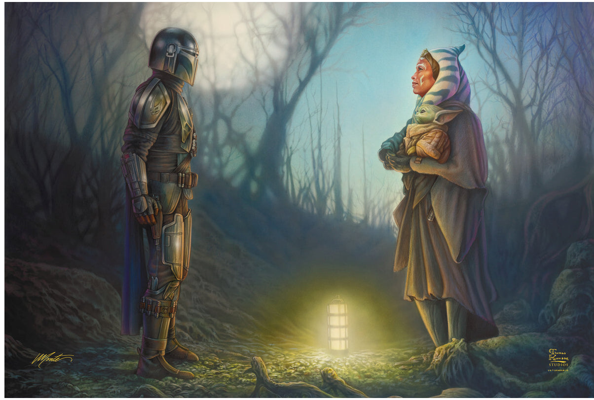 The Mandalorian-Connection (Dark Pewter Frame)