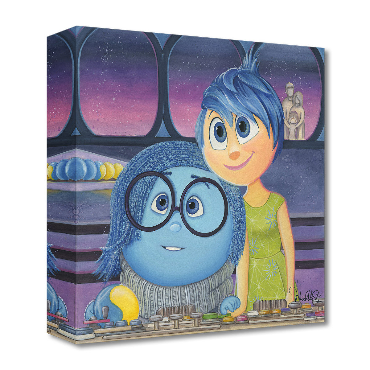 Joy and Sadness - Disney Treasure On Canvas