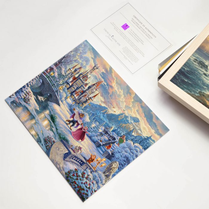 Beauty & The Beast Winter Enchantment-Art Print