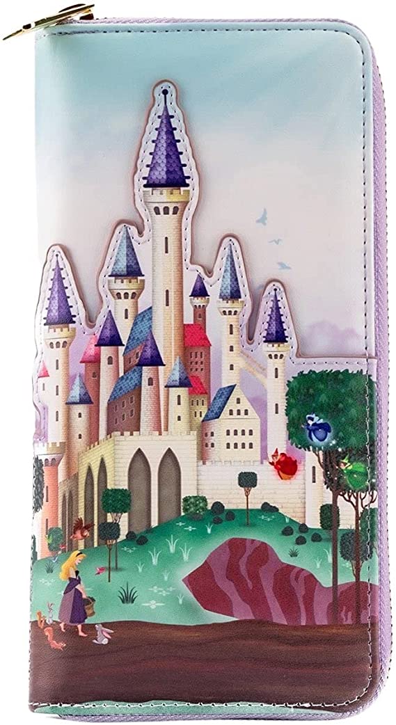 Disney Princess Castle Series Sleeping Beauty Ziparound Wallet