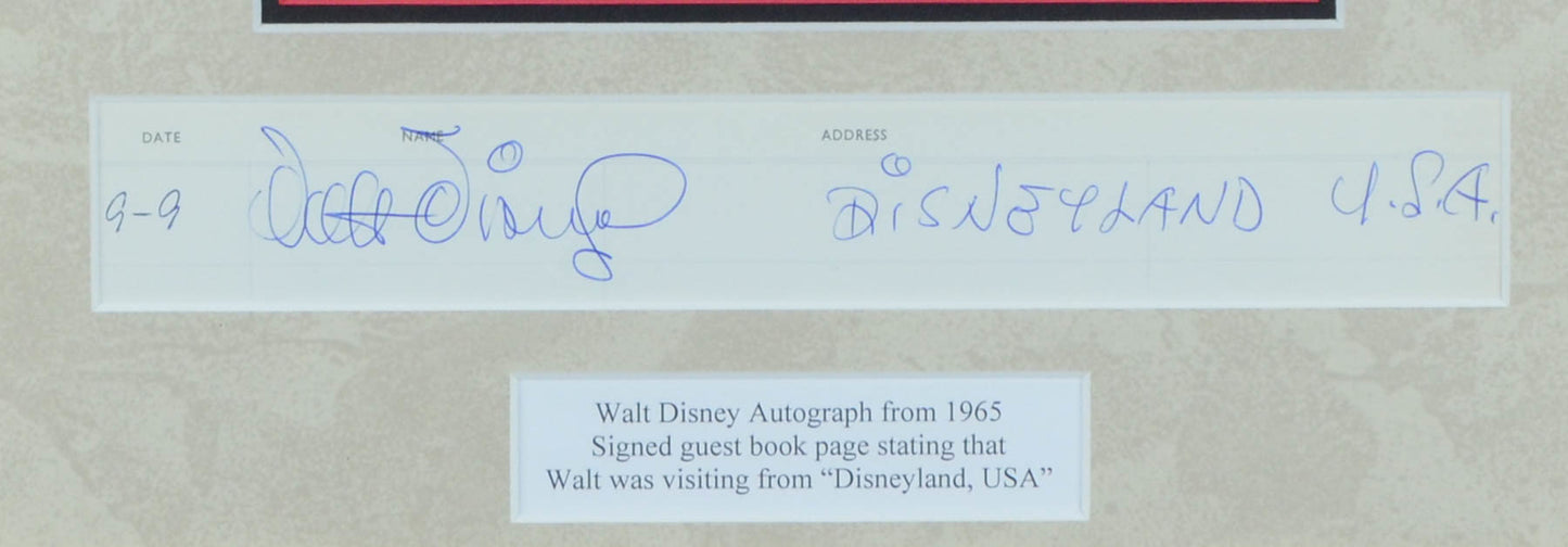 Walt Disney Autograph