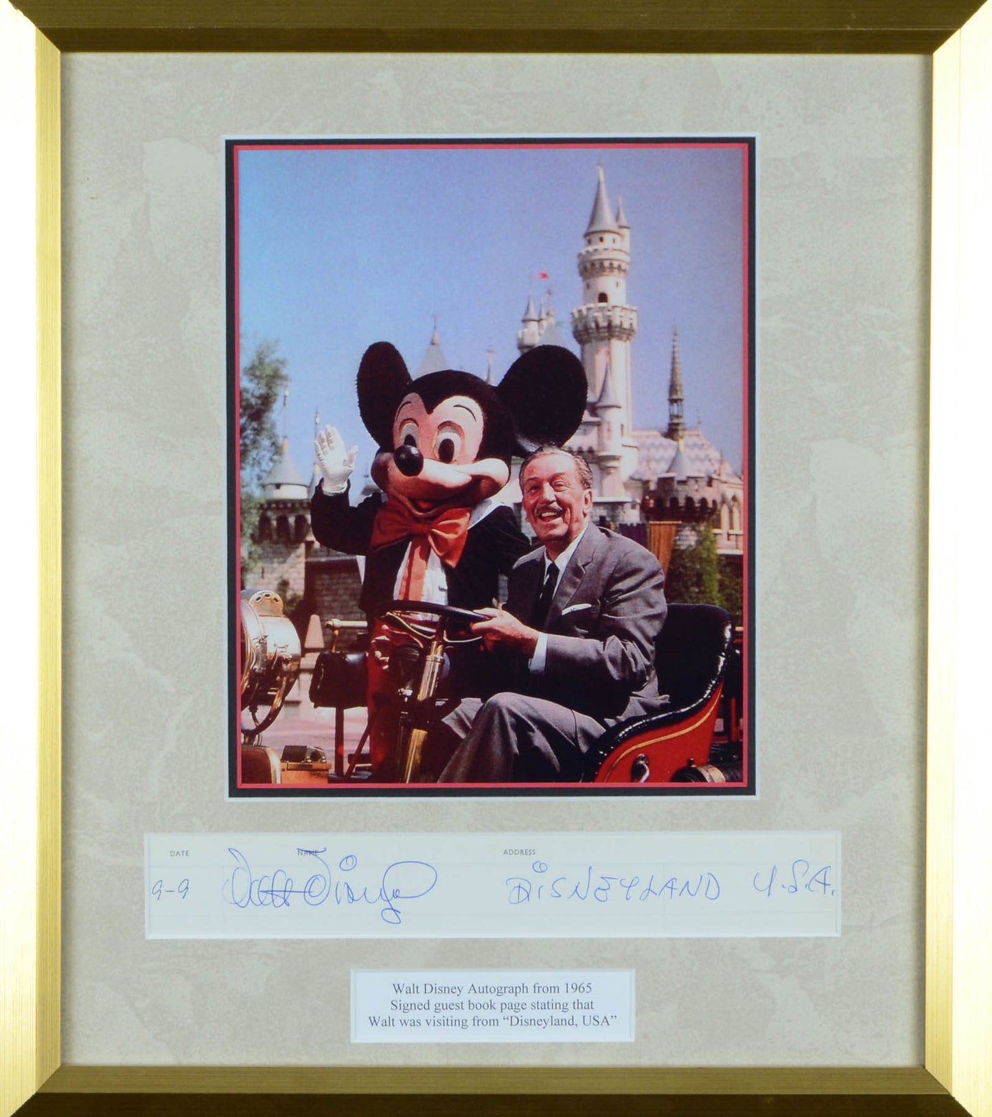 Walt Disney Autograph