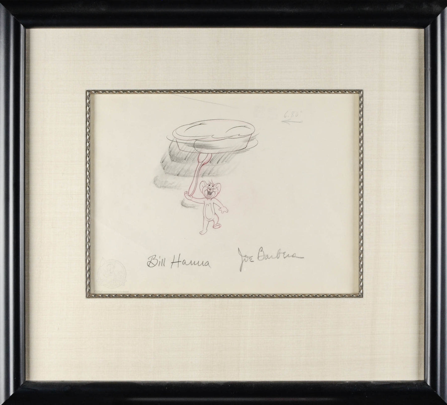 Tom & Jerry-Pie Spinning Production Drawing