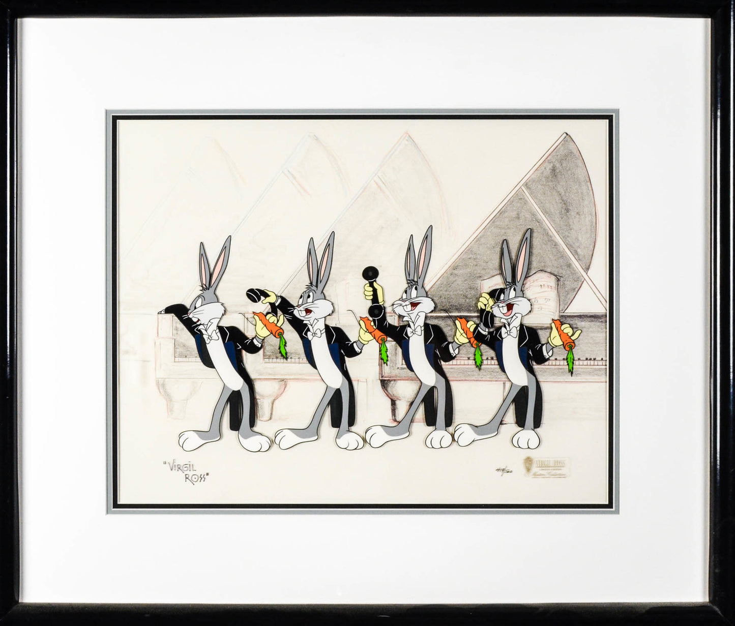 Formal Bugs Hand Painted Prog Cel