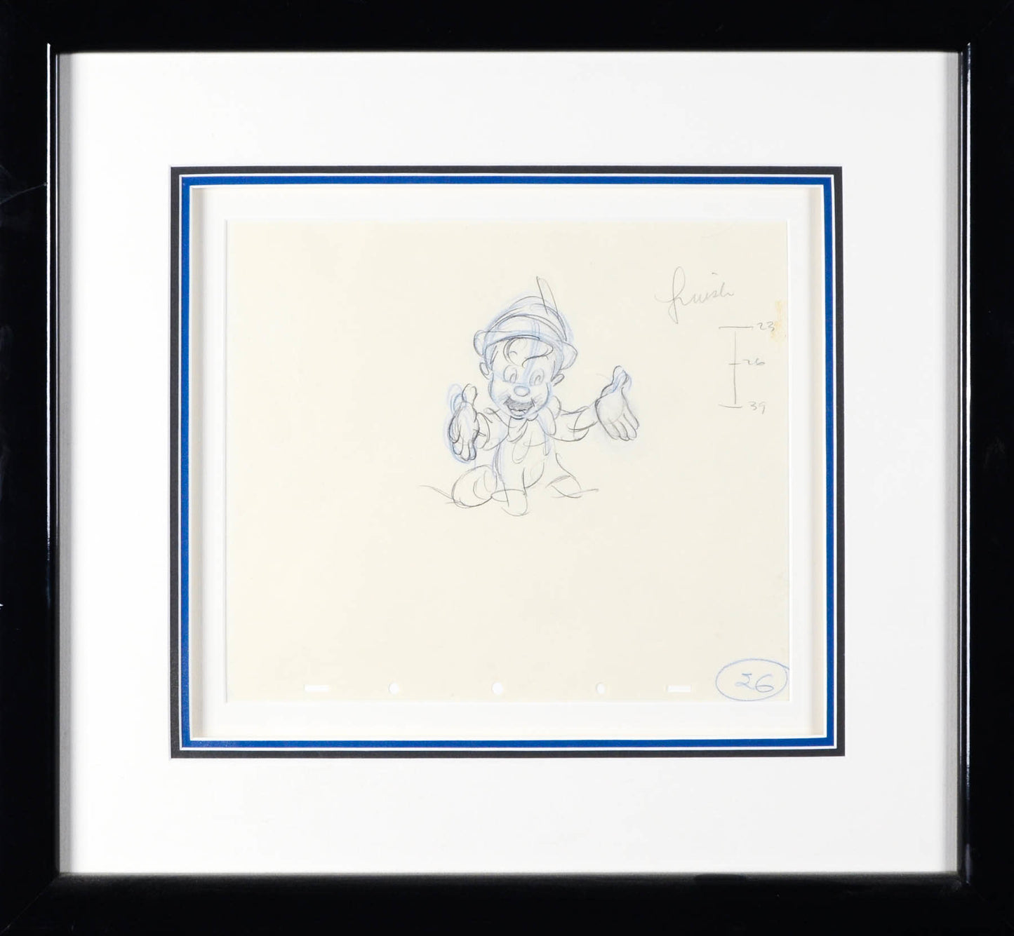 Pinocchio Prod Drawing
