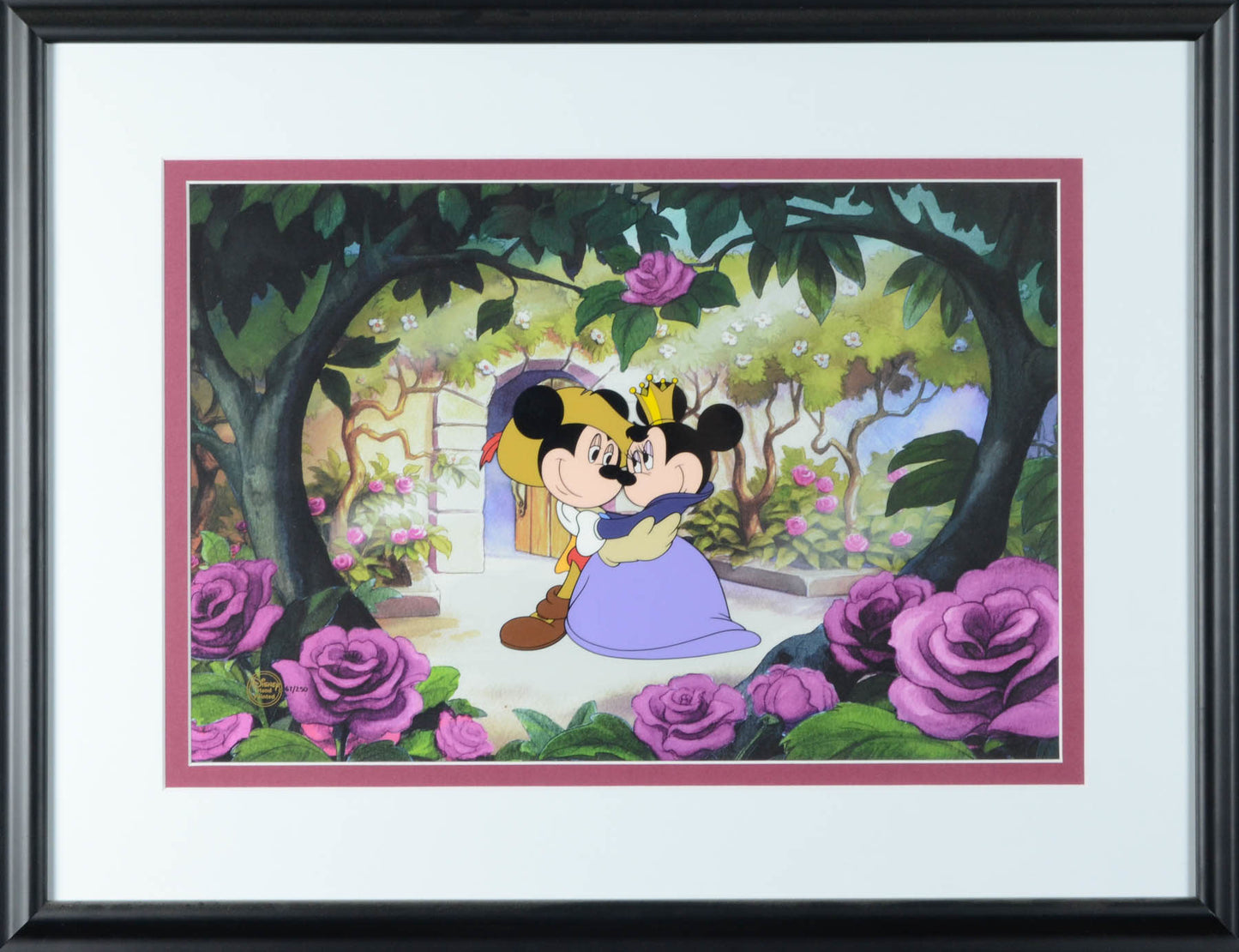 Love in Bloom Hand Painted Cel