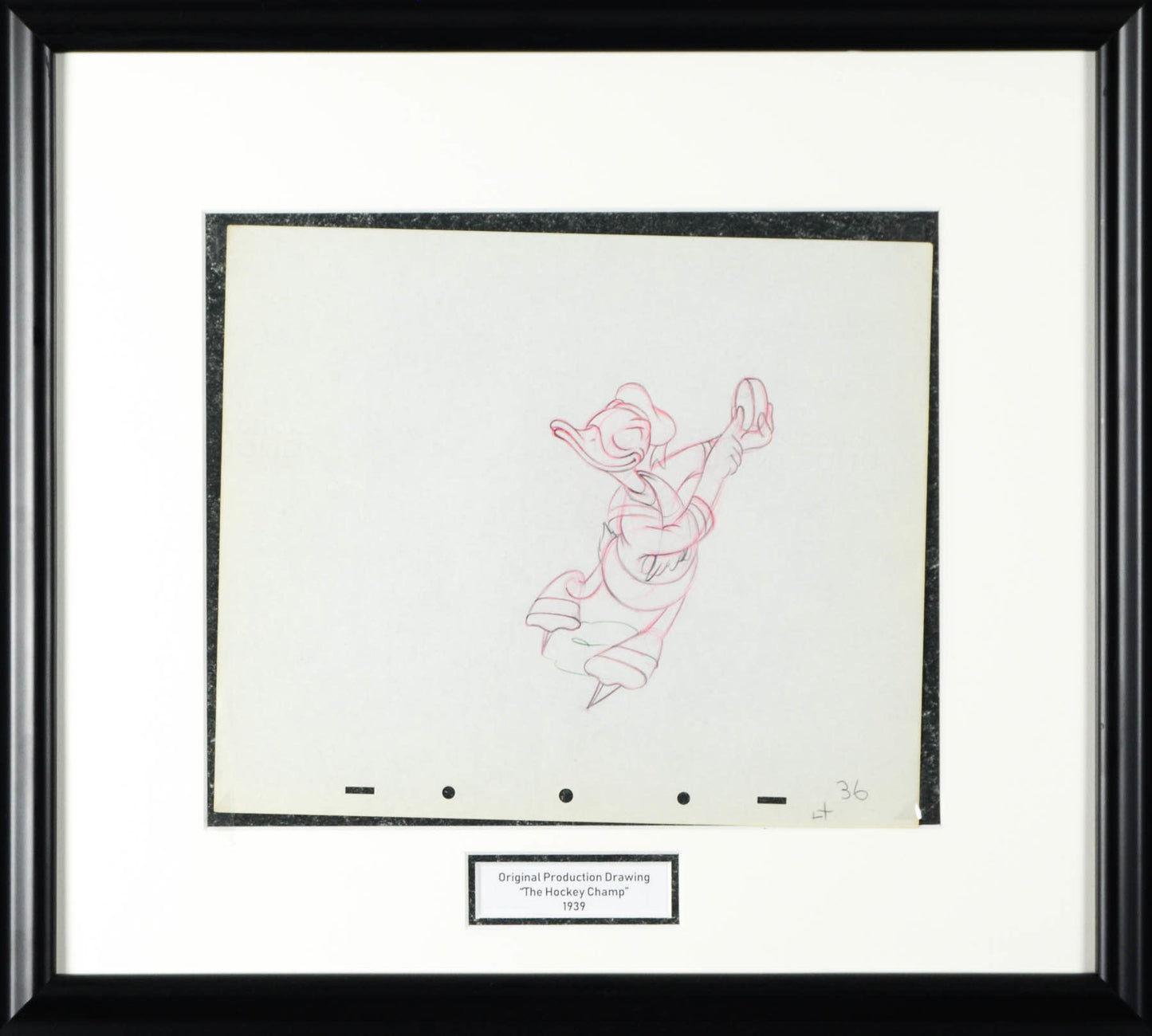 Donald Duck Production Drawing