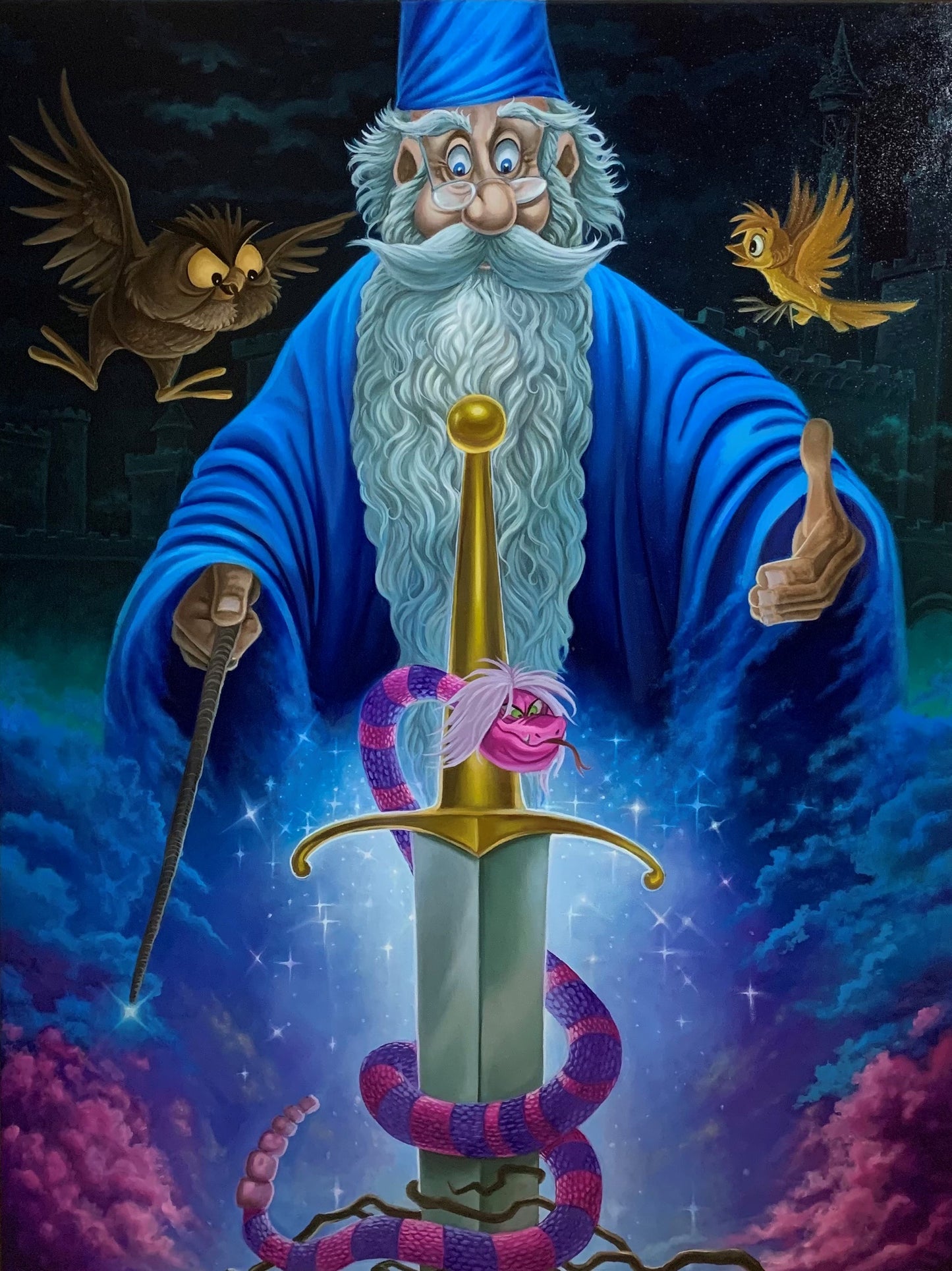 Merlin's Domain-Framed-AP