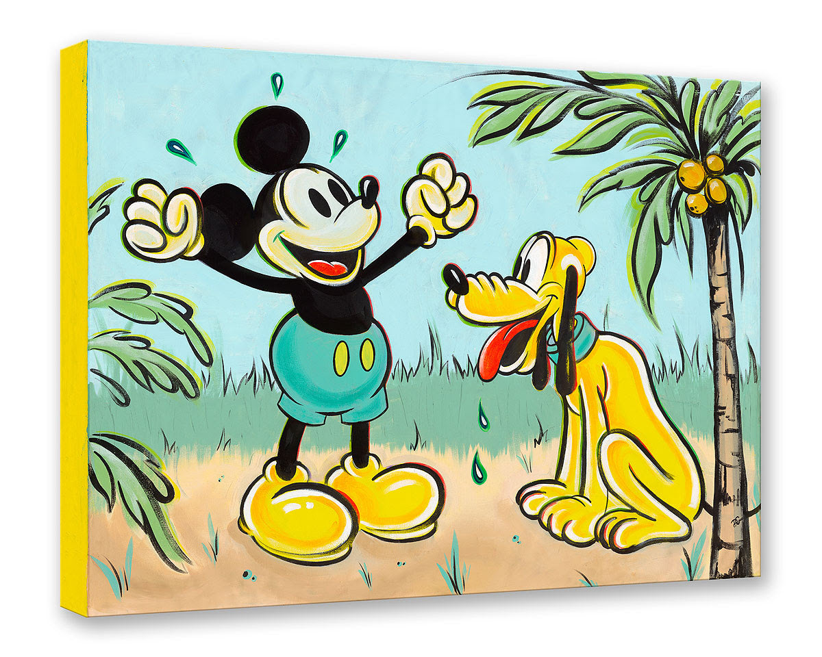 Pals in Paradise - Disney Treasure on Canvas