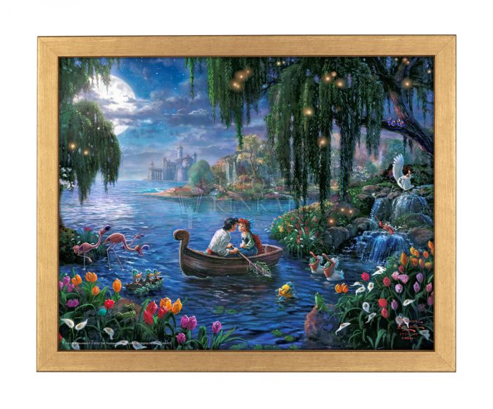 The Little Mermaid II-Gold Framed Art Print