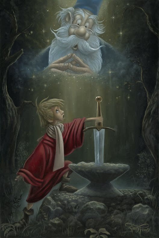 Hail King Arthur - Framed