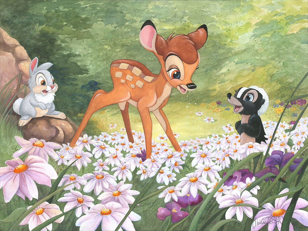 The Joy A Flower Brings - Disney Treasure On Canvas