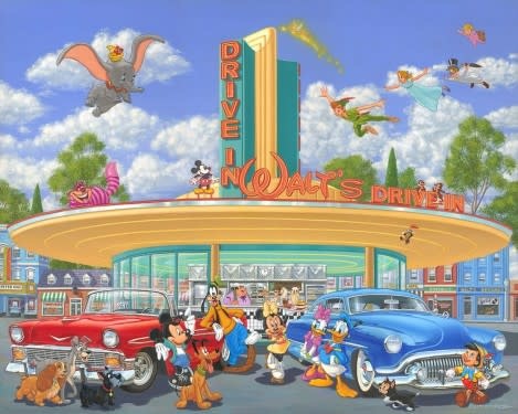 Walt's Drive-In-Framed (AP)