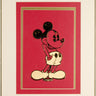 Gold Plated Mickey Mouse Silhouette