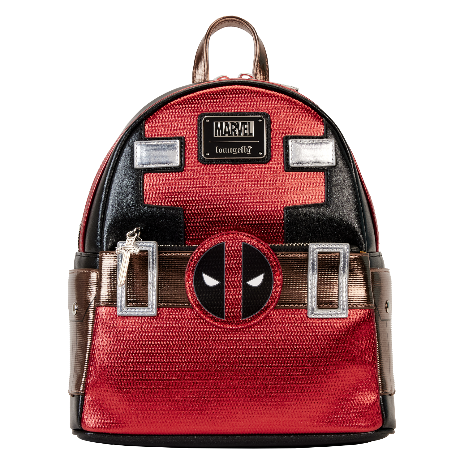 Deadpool Metallic Collection Cosplay Mini Backpack