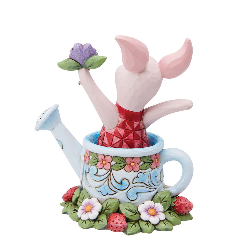 Piglet in Watering Can Figurine "Picked For You"