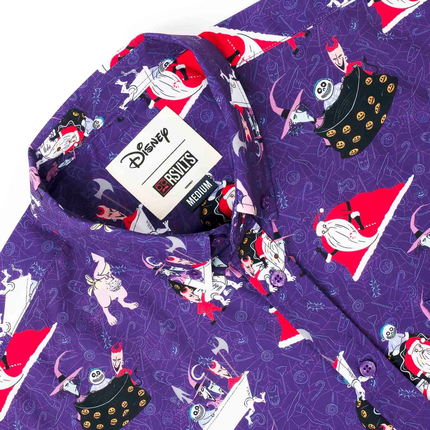 RSVLTS Disney Tim Burton's The Nightmare Before Christmas Get Sandy Claws Short Sleeve Shirt