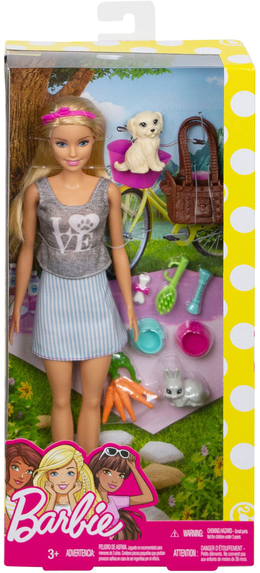 Barbie Doll With Pets and Accessories