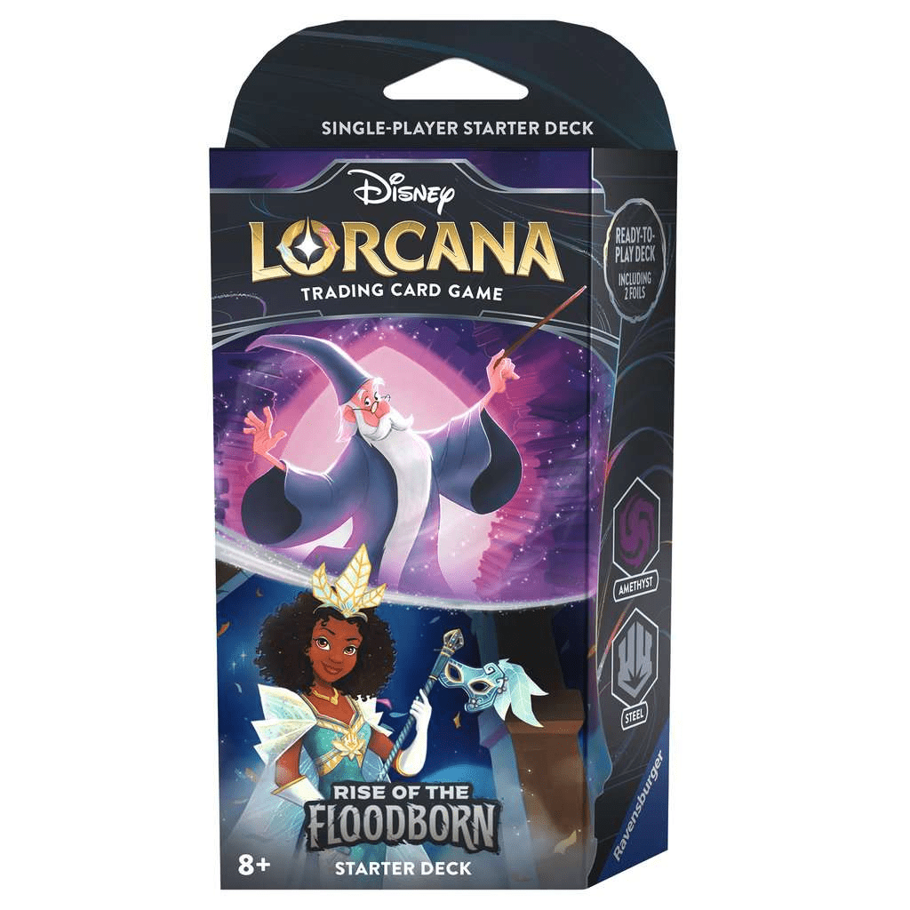 Lorcana rise of the floodborn starter deck Amethyst And Steel