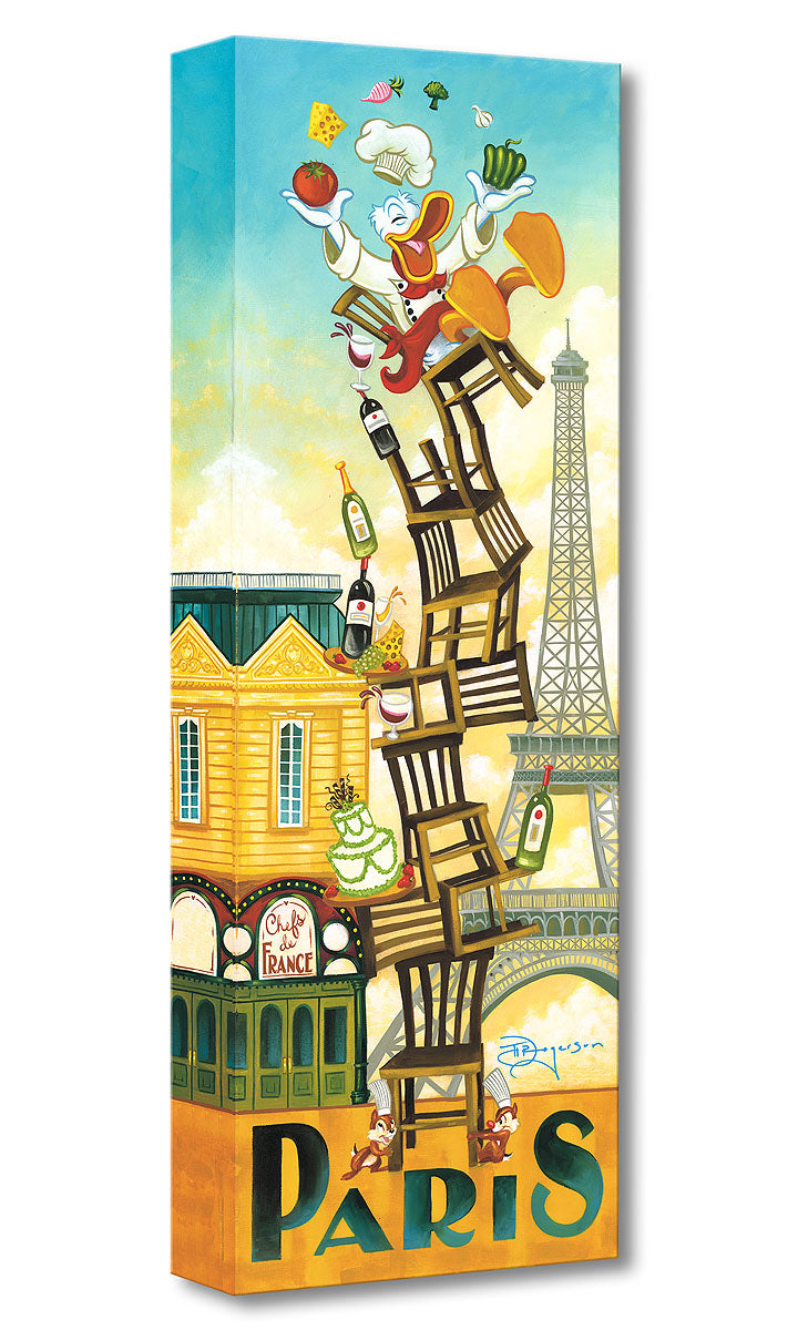 Donald's Paris  -  Disney Treasure On Canvas